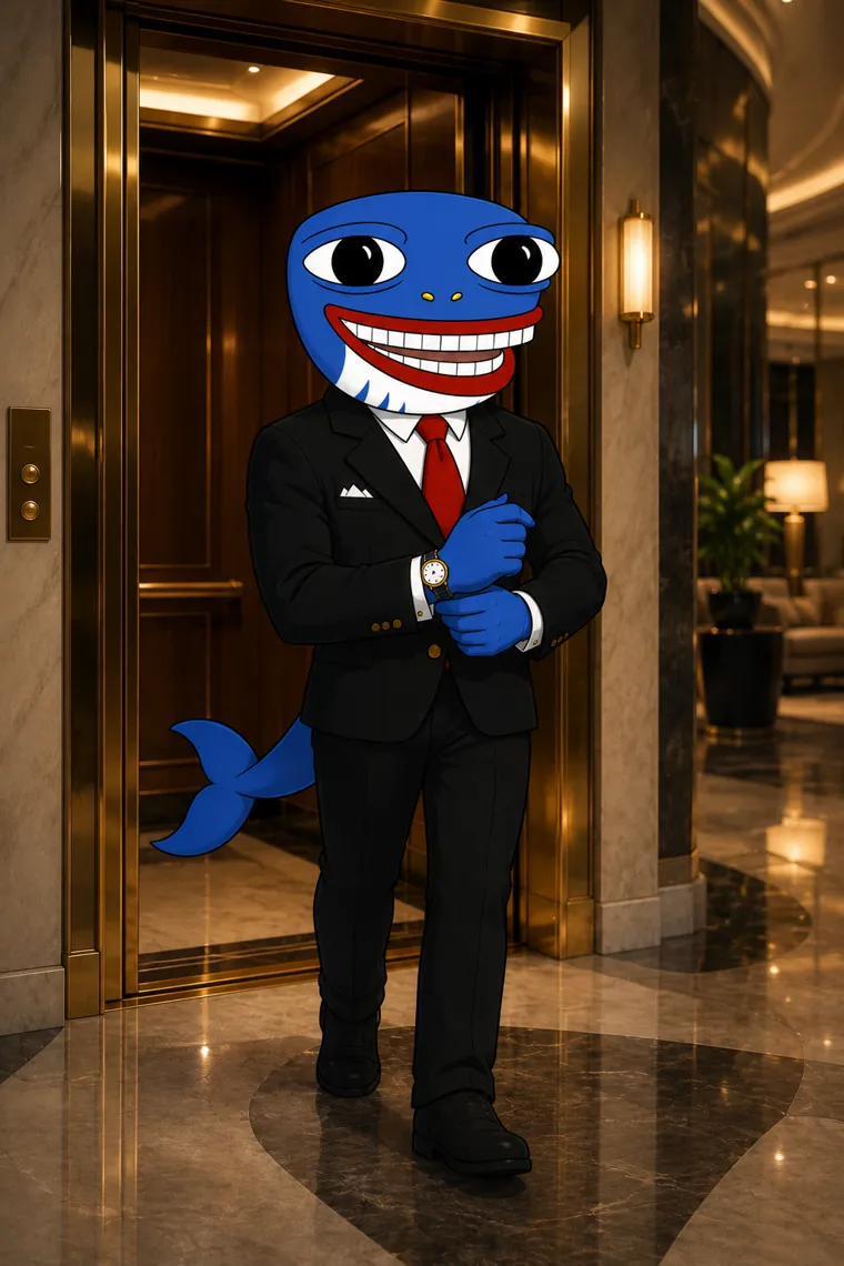 Lord Bluxon · marble lobby