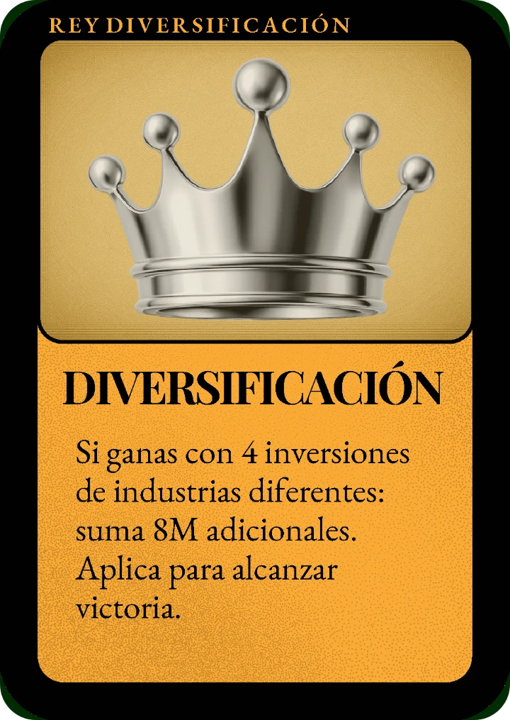 Carta REY DIVERSIFICACIÓN de Market Fortune
