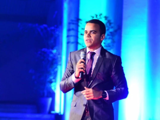 David May Anaya en tarima